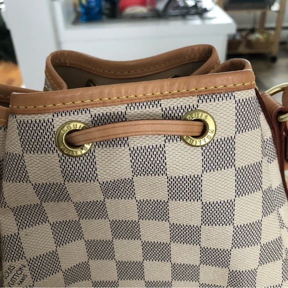 Louis Vuitton Noe BB Damier Azur Shoulder Bag - Picture 6 of 13